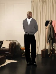 Ffected 'Seoul' Knit Hoodie Grey (1)