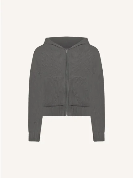 Ffected 'Seoul' Knit Hoodie Grey (3)