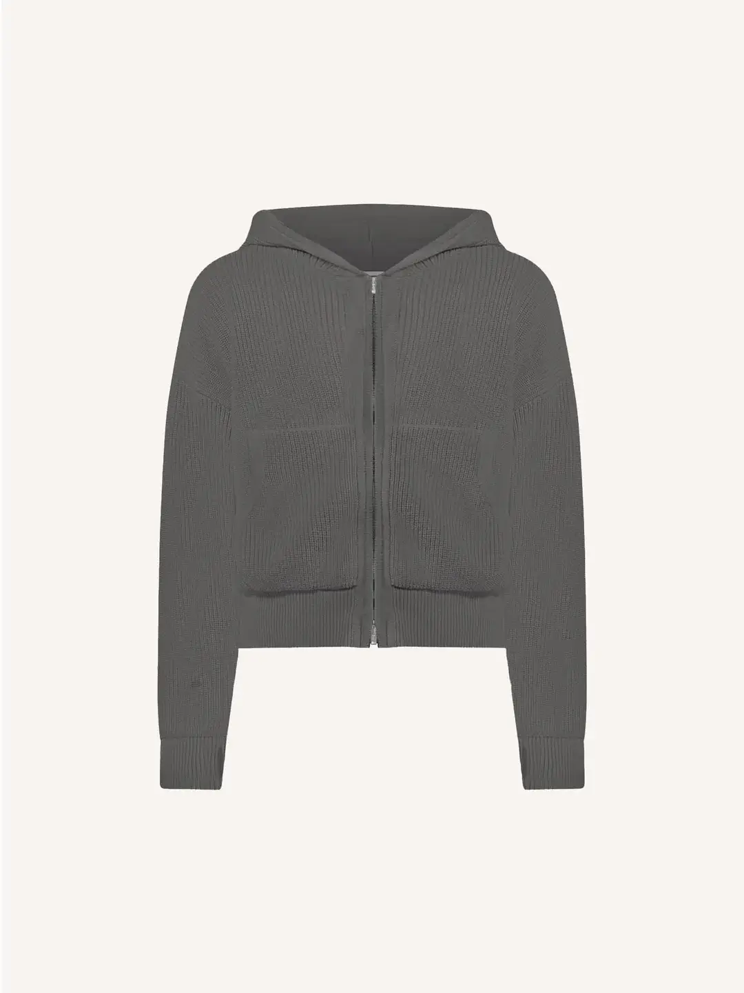 Ffected 'Seoul' Knit Hoodie Grey (3)