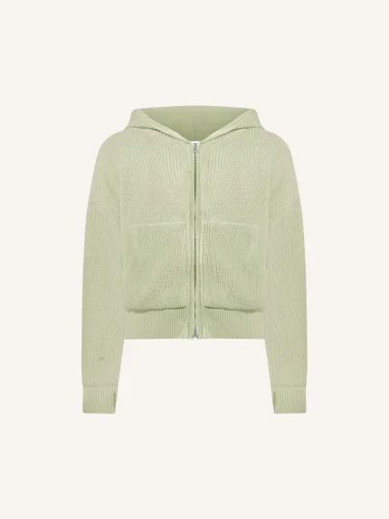 Ffected 'Seoul' Knit Hoodie Lime (1)