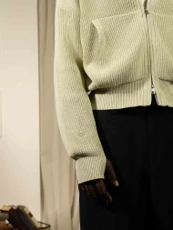 Ffected 'Seoul' Knit Hoodie Lime (3)