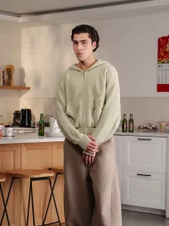 Ffected 'Seoul' Knit Hoodie Lime (4)