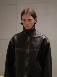 Ffected 'Almés' Leather Jacket (4)