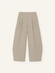 Ffected 'Avel' Pleated Pants Oat (4)