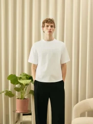 Ffected 'Basement' Boxy T Shirt White (1)