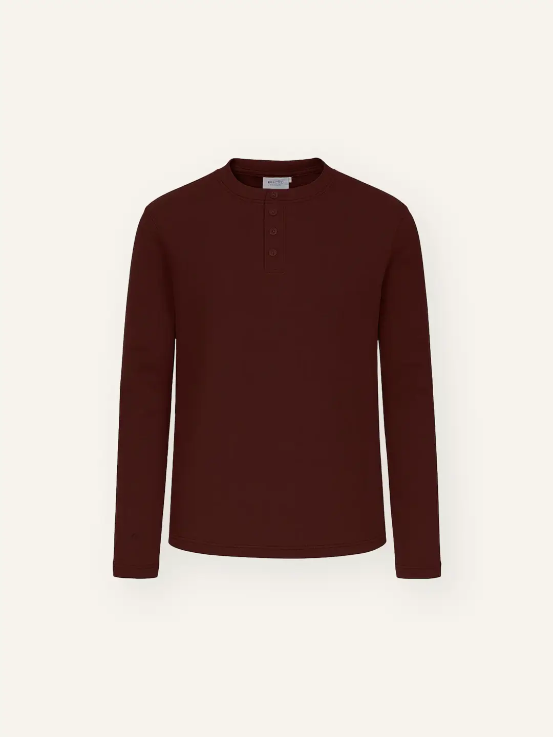 Ffected 'Basement' Henley Shirt Burgundy (4)