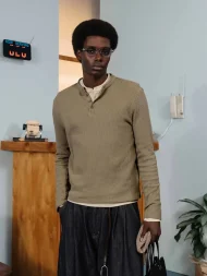 Ffected 'Basement' Henley Shirt Olive (3)