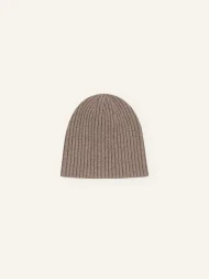 Ffected 'Basement' Ribbed Beanie Ash Brown (2)