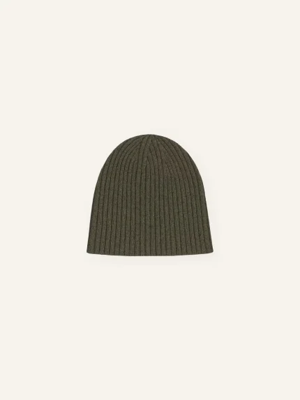 Ffected 'Basement' Ribbed Beanie Olive (2)