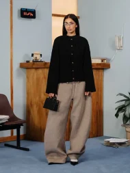 Ffected 'Boga' Wool Pants V2 OatBrown (1)