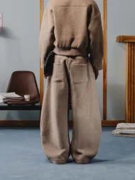 Ffected 'Boga' Wool Pants V2 OatBrown (2)