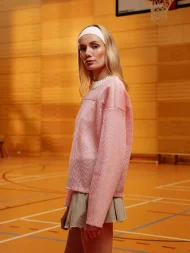 Ffected 'Cd' Mesh Shirt Pink (4)