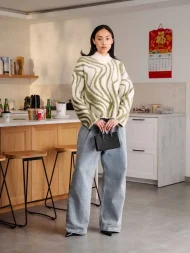 Ffected 'Ivaz' Fuzzy Knit Sweatshirt (2)