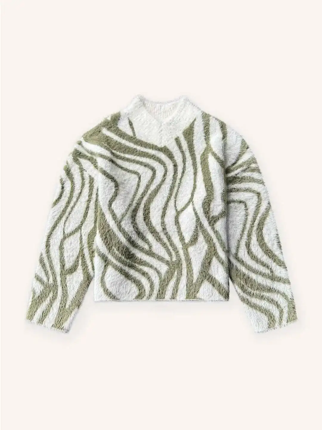 Ffected 'Ivaz' Fuzzy Knit Sweatshirt (4)