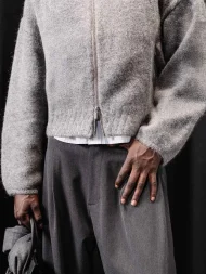 Ffected 'Mare' Mohair Zipper (1)