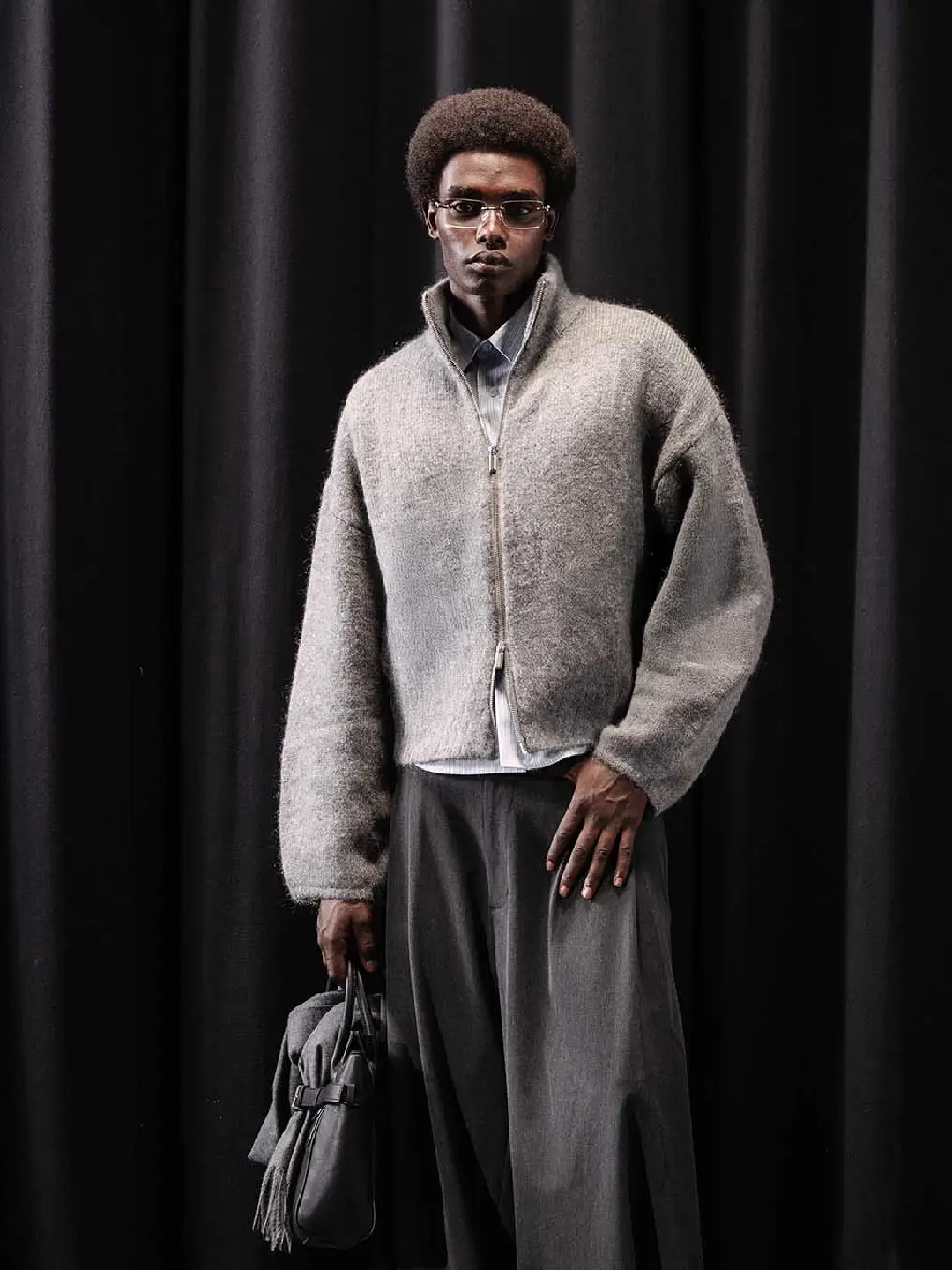 Ffected 'Mare' Mohair Zipper (3)