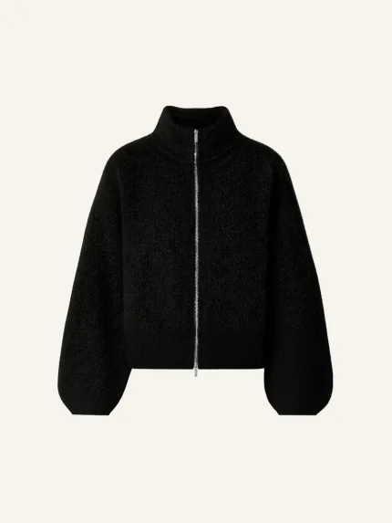 Ffected 'Mare' Mohair Zipper Black (4)