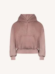 Ffected 'Orí' Denim Hoodie Washed Red (4)