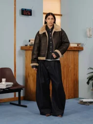 Ffected  'Rian' Shearling Jacke (1)