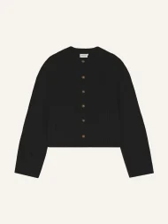 Ffected 'Seona' Cardigan Sweater Black (5)