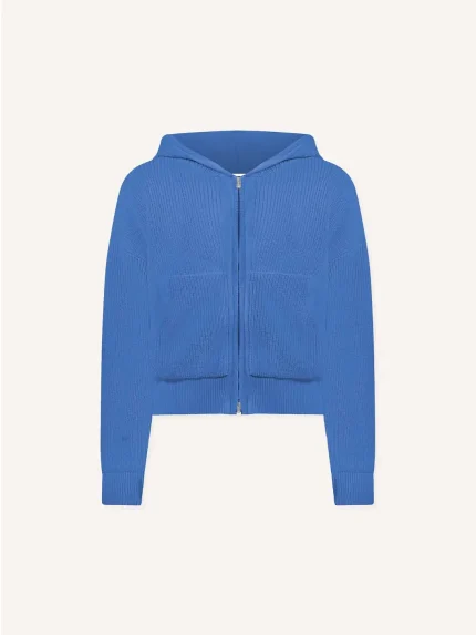 Ffected 'Seoul' Knit Hoodie Blue (2)