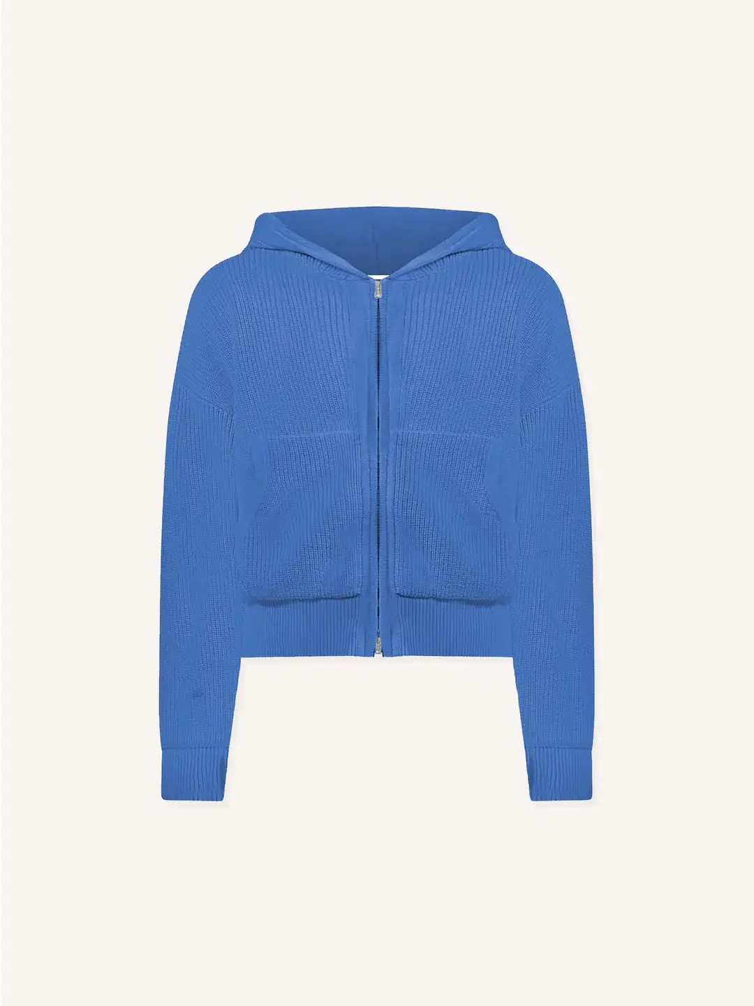 Ffected 'Seoul' Knit Hoodie Blue (2)