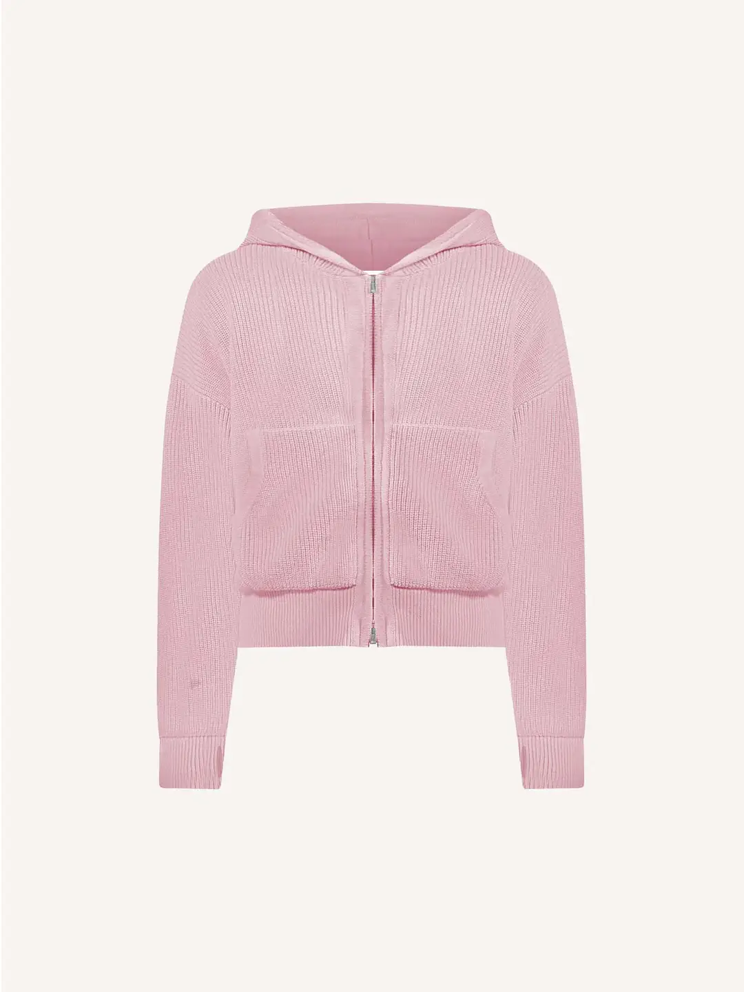 Ffected 'Seoul' Knit Hoodie Pink (4)