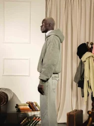 Ffected 'Seoul' Knit Hoodie Washed Green (4)