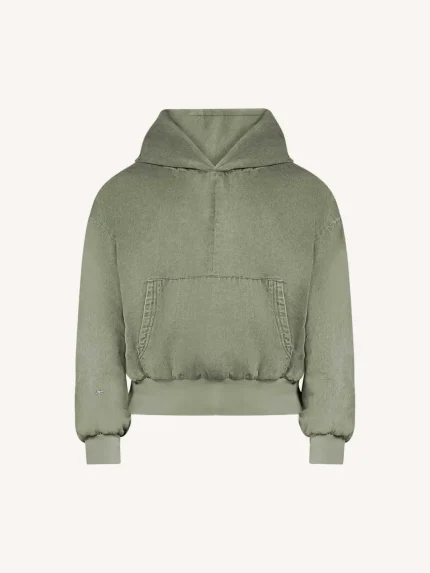 Ffected 'Seoul' Knit Hoodie Washed Green (5)